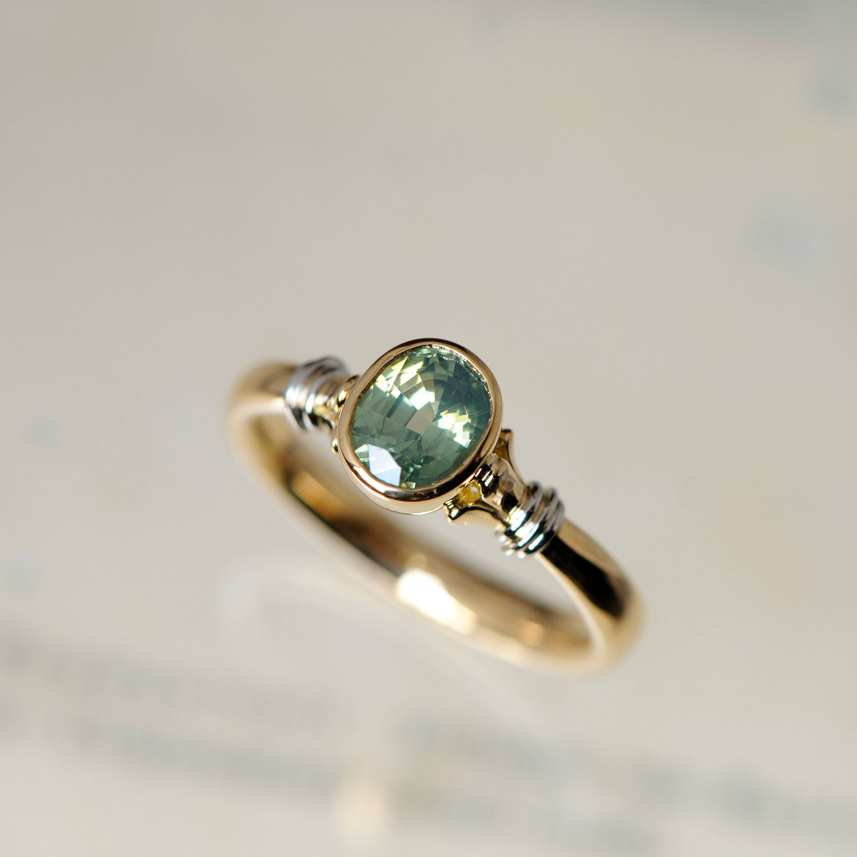 graceline green zircon ring / グリーンジルコンリング – 福永宝飾店