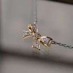 grace line ribbon pendant/リボンペンダント