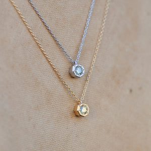 grace line Octagon pendant　オクタゴンペンダント　K18YG