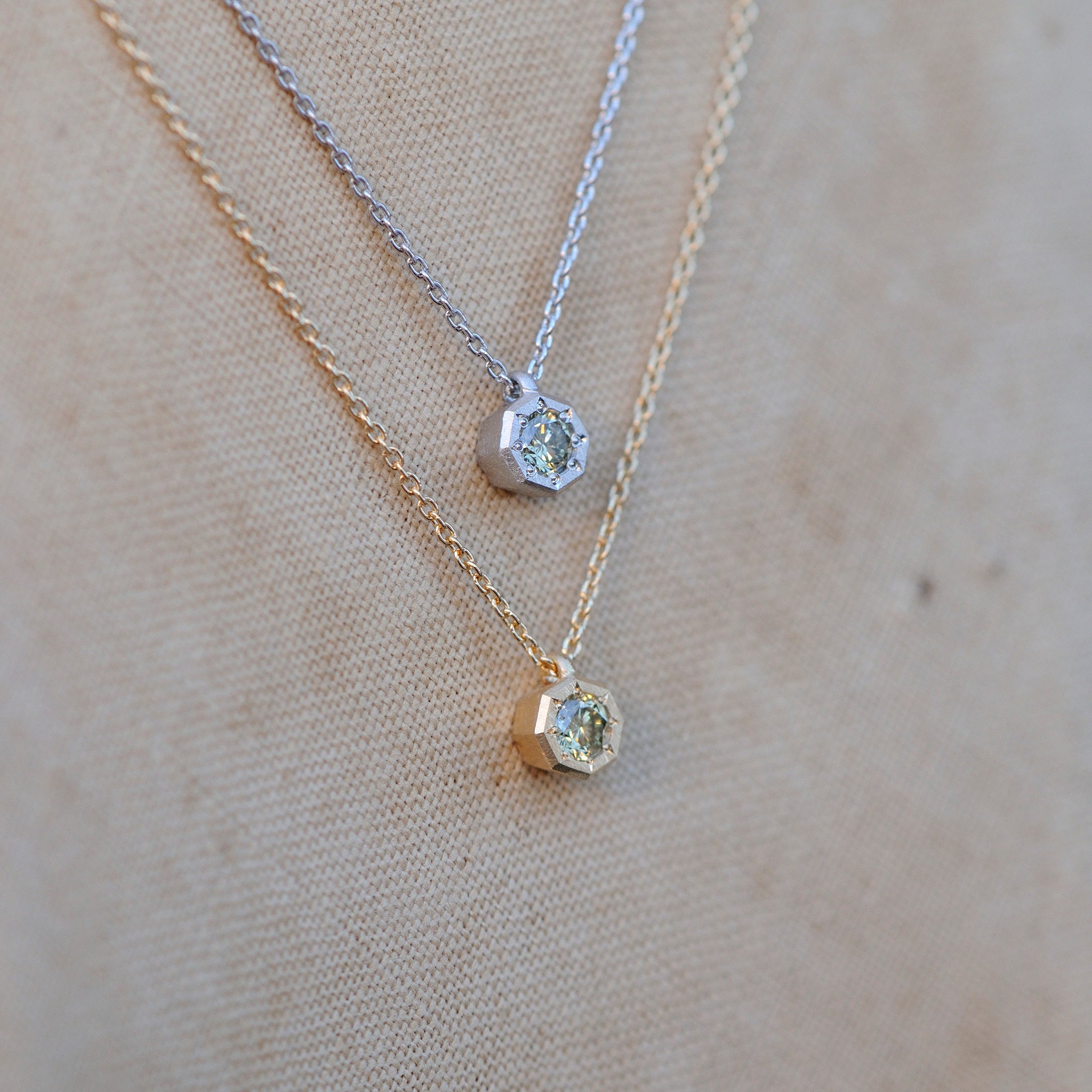 grace line Octagon pendant　オクタゴンペンダント　K18YG