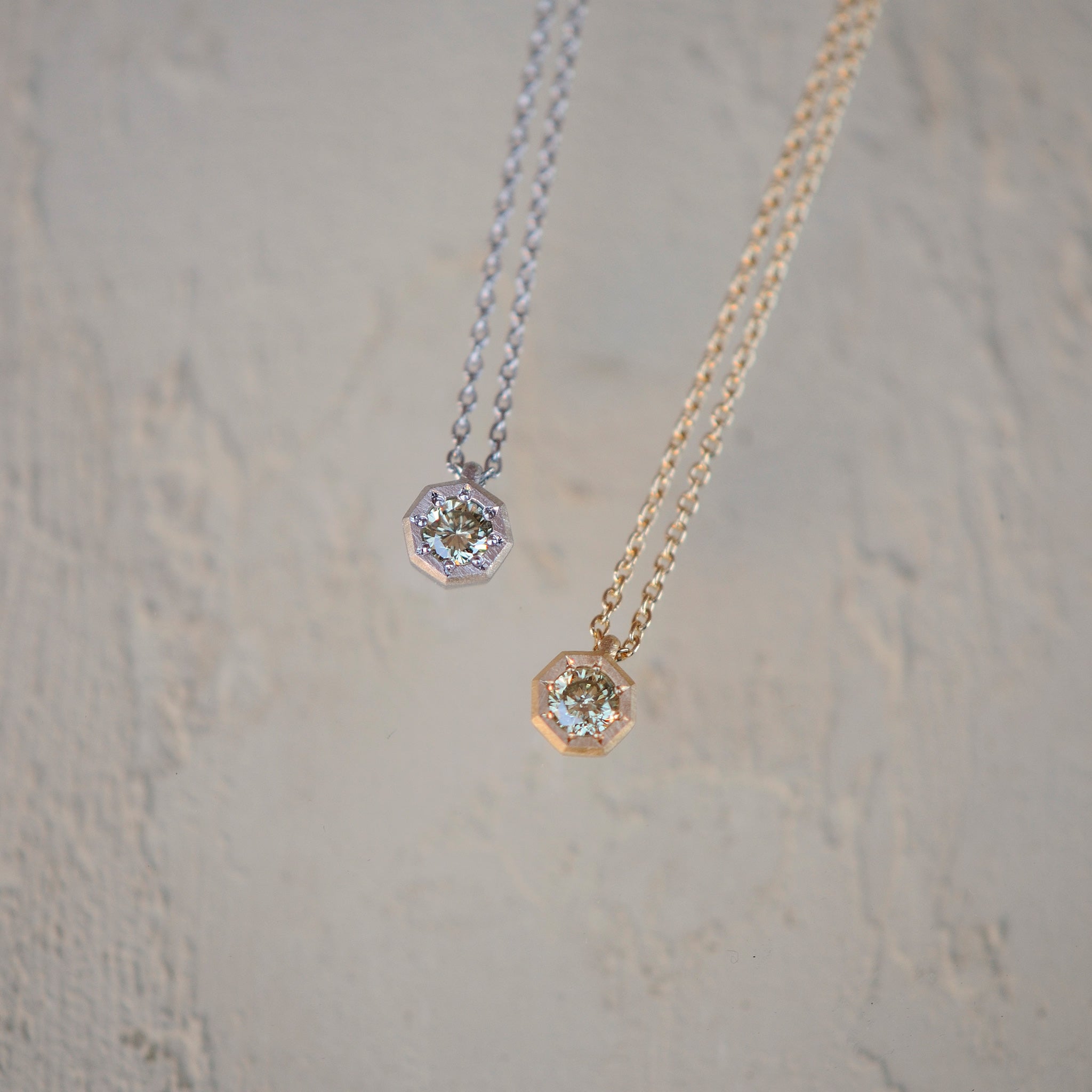 grace line Octagon pendant　オクタゴンペンダント　K18YG