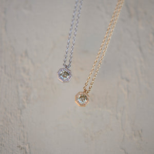 grace line Octagon pendant　オクタゴンペンダント　K18YG