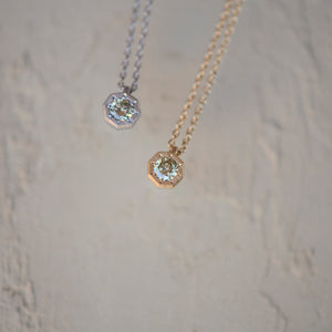 grace line Octagon pendant　オクタゴンペンダント　K18YG