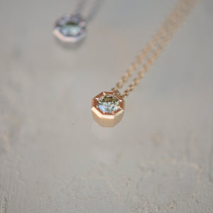 grace line Octagon pendant　オクタゴンペンダント　K18YG