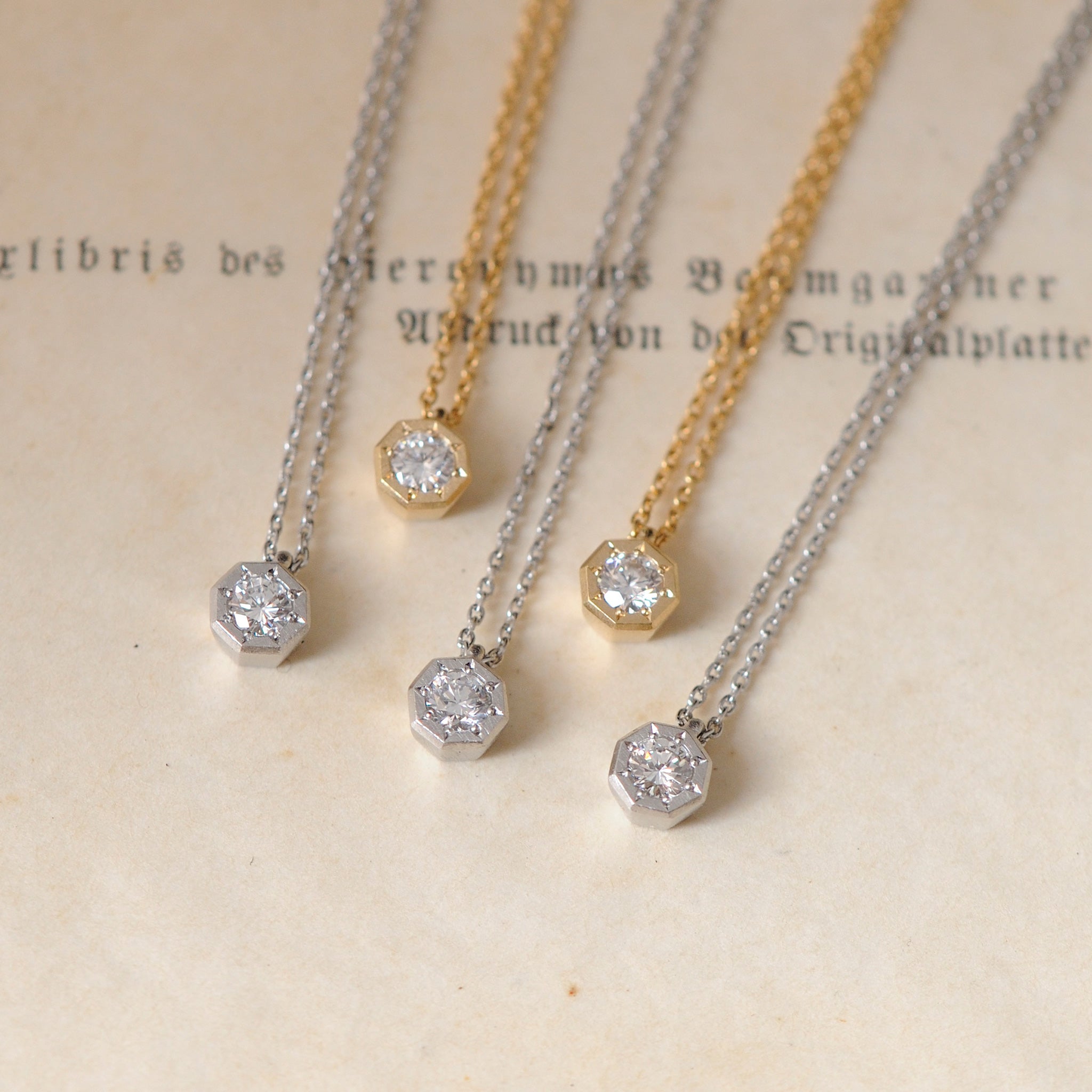 grace line Octagon pendant　オクタゴンペンダント※カートに入れる際に金種をご選択ください※