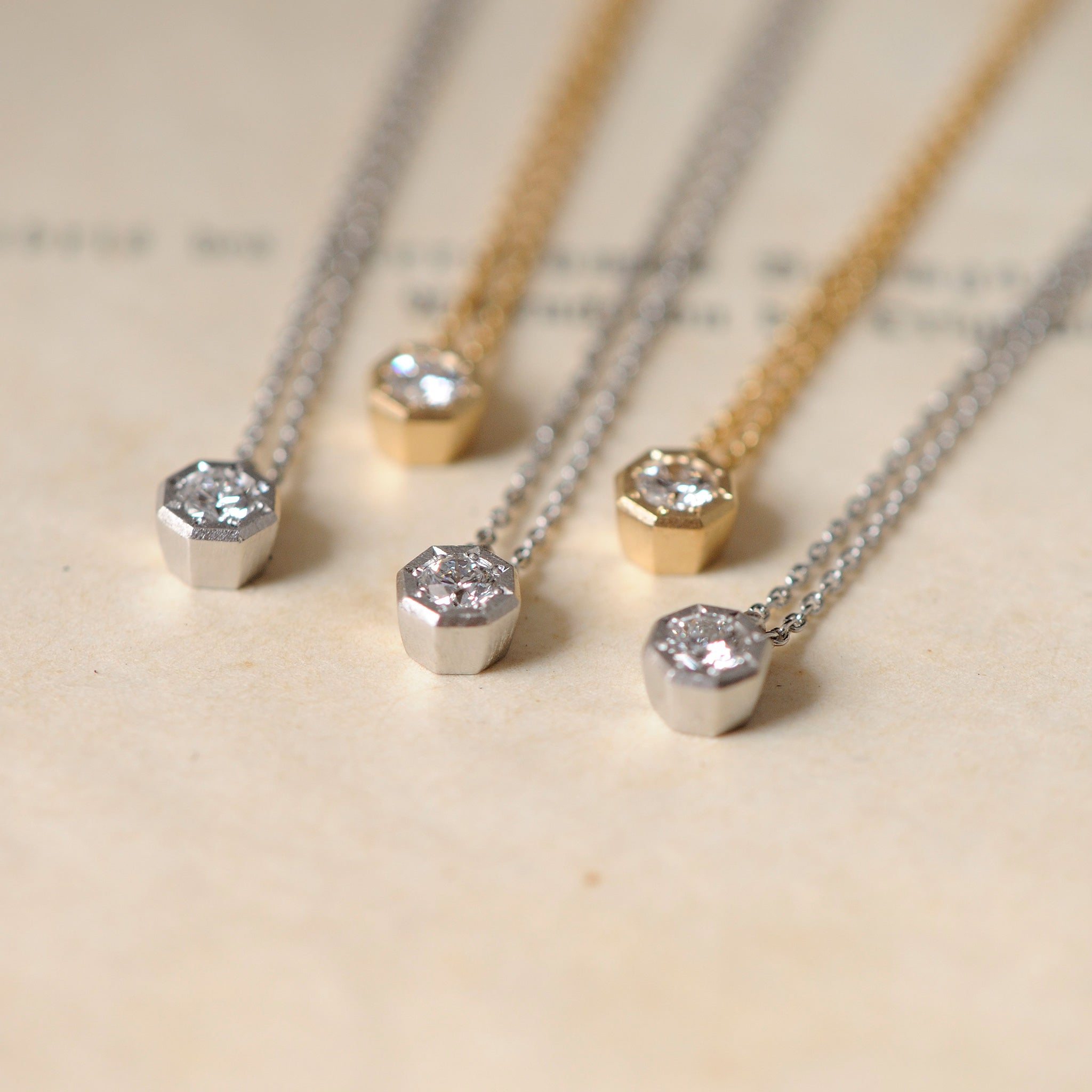 grace line Octagon pendant　オクタゴンペンダント※カートに入れる際に金種をご選択ください※