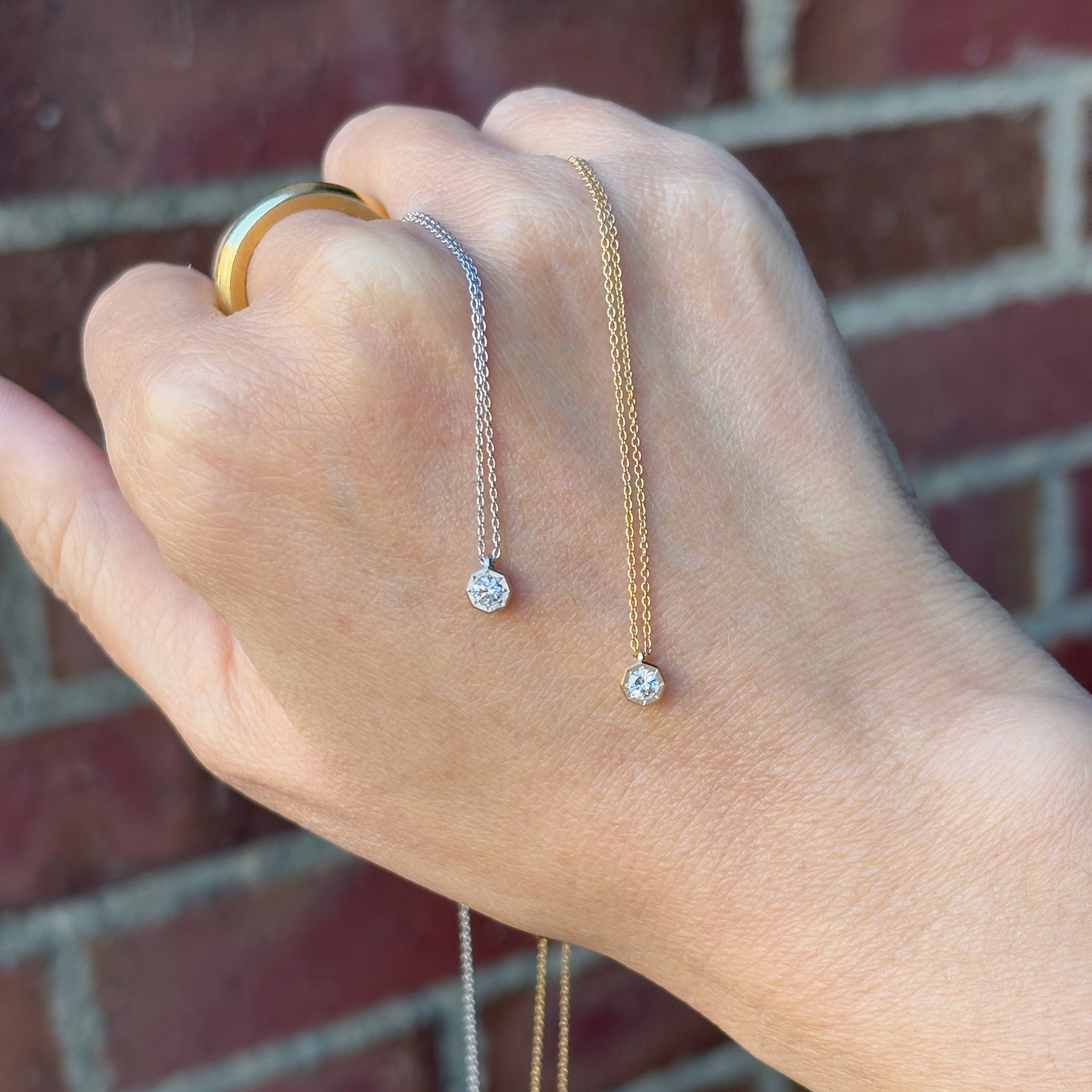 grace line Octagon pendant　オクタゴンペンダント※カートに入れる際に金種をご選択ください※