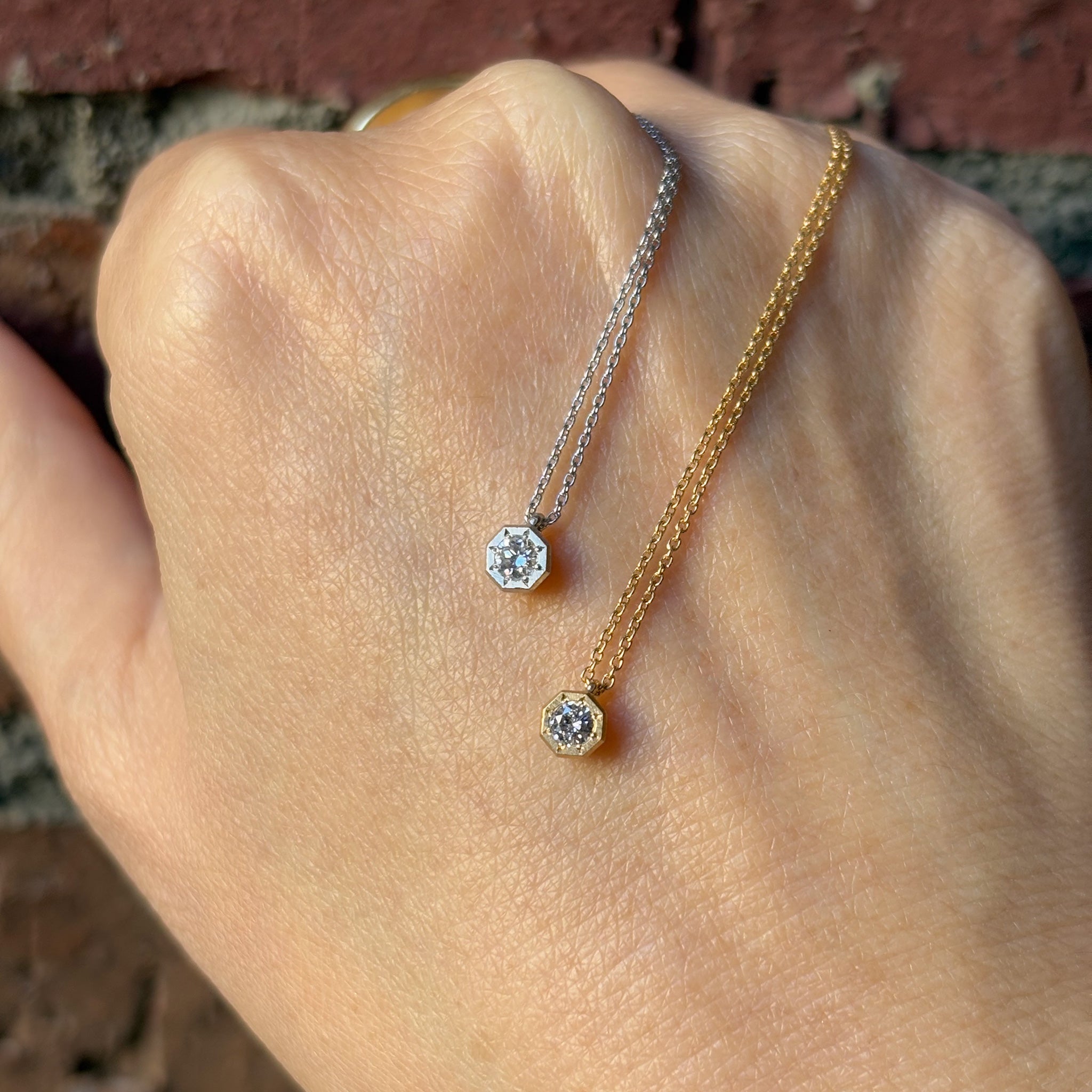 grace line Octagon pendant　オクタゴンペンダント※カートに入れる際に金種をご選択ください※