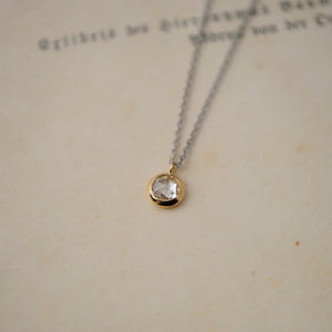 grace line pendant rosecutdiamond ローズカットペンダント