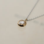 grace line pendant rosecutdiamond ローズカットペンダント