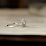 relax line puffsleeve ring　ムーンストーンリング