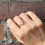 relax line cuffs ring　ムーンストーンリング