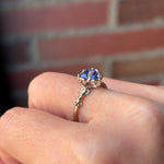 relax line cuffs  ring　タンザナイトリング