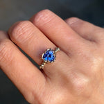 relax line cuffs  ring　タンザナイトリング