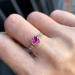 relax line cuffs  ring　トルマリンリング