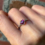 relax line cuffs  ring　トルマリンリング