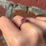 relax line cuffs  ring　トルマリンリング