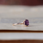 relax line puffsleeve ring　アメシストリング