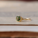 relax line cuffs puffsleeve ring　ペリドットリング