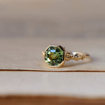 relax line cuffs puffsleeve ring　ペリドットリング