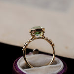 relax line cuffs puffsleeve ring　ペリドットリング