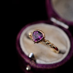 relax line cuffs puffsleeve  ring　ガーネットリング