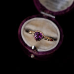 relax line cuffs puffsleeve  ring　ガーネットリング