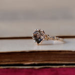 relax line cuffs puffsleeve ring　トルマリンリング