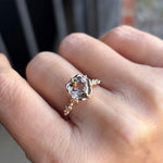 relax line cuffs puffsleeve ring　トルマリンリング