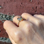 relax line cuffs puffsleeve ring　トルマリンリング