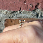 relax line cuffs puffsleeve ring　トルマリンリング