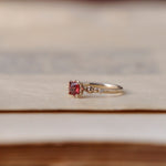 relax line puffsleeve  ring　スピネルリング