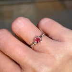 relax line puffsleeve  ring　スピネルリング