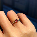 relax line puffsleeve  ring　スピネルリング