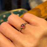 relax line puffsleeve  ring　スピネルリング