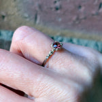 relax line puffsleeve  ring　スピネルリング