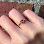 relax line puffsleeve  ring　スピネルリング