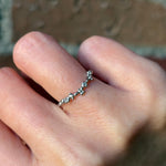 relax line ダイヤモンド　あぶくリング