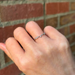 relax line ダイヤモンド　あぶくリング