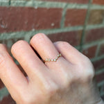 relax line ダイヤモンド　あぶくリング