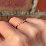 relax line ダイヤモンド　あぶくリング