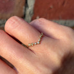 relax line ダイヤモンド　あぶくリング