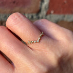 relax line ダイヤモンド　あぶくリング