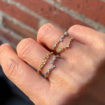 relax line ダイヤモンド　あぶくリング