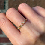 relax line ダイヤモンド　あぶくリング