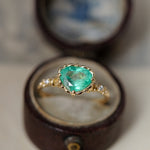 relax line cuffs  ring　エメラルドリング