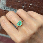 relax line cuffs  ring　エメラルドリング