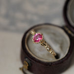 relax line cuffs&puffsleeve  ring　ピンクスピネル