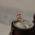 relax line cuffs&puffsleeve  ring　ピンクスピネル