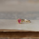 relax line cuffs&puffsleeve  ring　ピンクスピネル